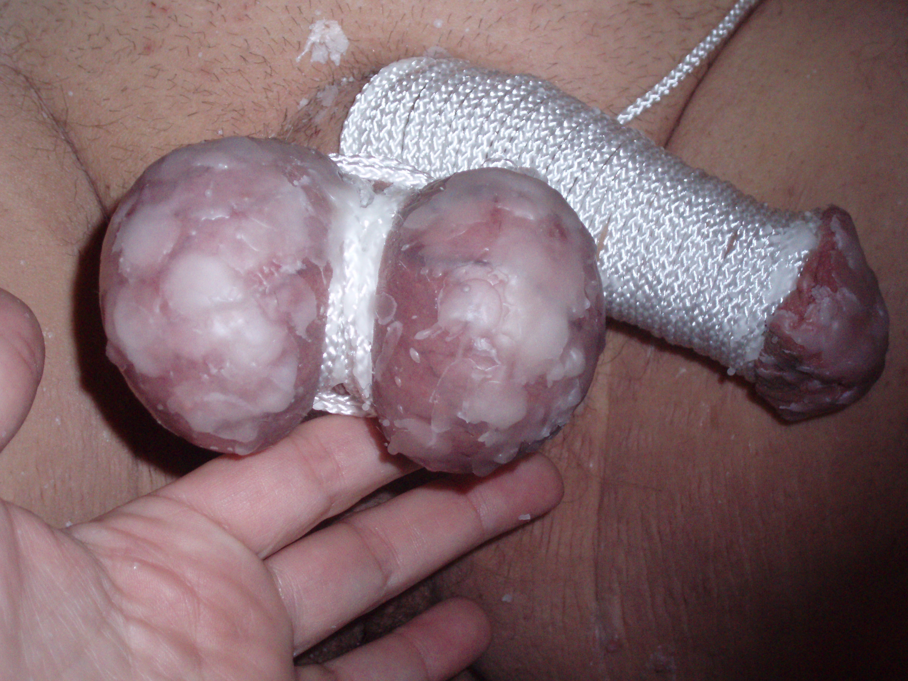 Waxed balls