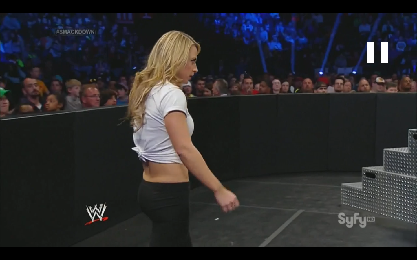 WWE female wrestling screencaps